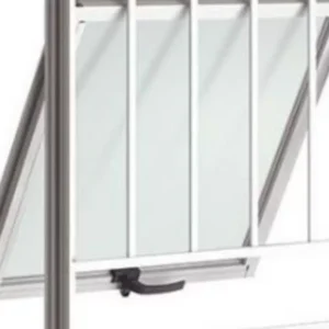 Vitrô Maxim-Ar Branco C/ Grade 50X50 Alumínio